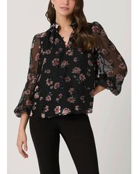 Shoshanna - Jonie Burnout Top - Lyst