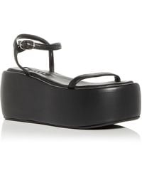 Simon Miller - F211 High Raft Faux Leather Chunky Platform Sandals - Lyst