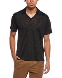 Rag & Bone - Classic Linen Johnny Polo Shirt - Lyst
