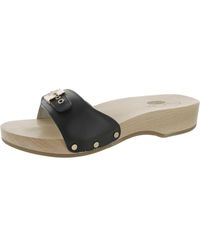 Dr. Scholls - Original Clog Leather Slip-on Slide Sandals - Lyst