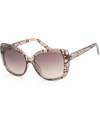 Guess - 57mm Brown Sunglasses Gf0383-45f - Lyst