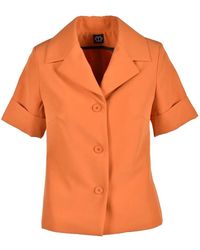 LVL LEVEL VIBES LEVEL - Short-Sleeve Polyester-Blend Jacket - Lyst