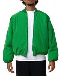 Eptm - Cropped Bubble Bomber Jacket - Lyst