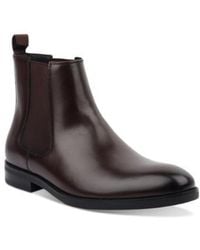 Alfani - 1001593150 Boots Faux Leather Round Toe Chelsea Gbnc670 - Lyst