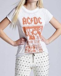 Recycled Karma - Ac/dc Highway To Hell Burnout Tee - Lyst