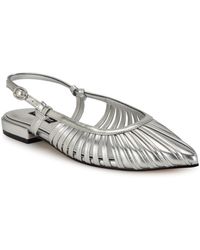 Nine West - Duria Flat Pointed Toe Cutout Slingback Jzz1261 - Lyst