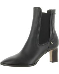 Ferragamo - Toren 70 Leather Pull On Ankle Boots - Lyst