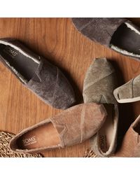 TOMS - Alpargata Dark Cozy Corduroy - Lyst