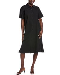 Eileen Fisher - Classic Collar Shirtdress - Lyst
