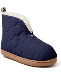 Dearfoams - Warm Up Bootie House Shoe Boot Slipper - Lyst
