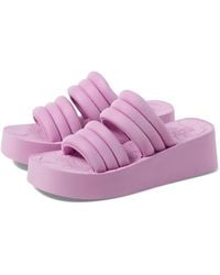 Roxy - Totally Tubular Platform Sandals Slip On Slide Htat1211 - Lyst
