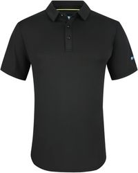 Tom Baine - Performance Solid Four-Way Stretch Golf Polo - Lyst