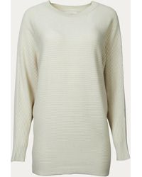 By Together - Ribbed Cotton-blend Oversized Sweater - Lyst