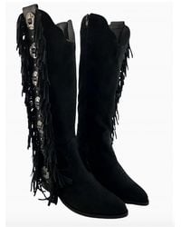 Naughty Monkey - Rodeo Doll Fringe Boots - Lyst