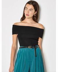 Apricot - Cali Off The Shoulder Knit Top - Lyst