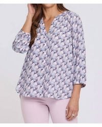 NYDJ - Pintuck Blouse - Lyst