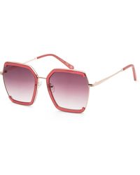 Guess - 58mm Red Sunglasses Gf0418-69t - Lyst