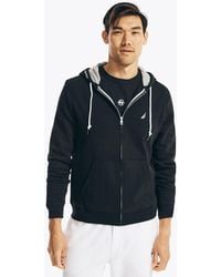 Nautica - Solid Full-Zip Hoodie - Lyst