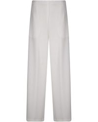 Stefano Mortari - High Elastic Waist Wide Pants - Lyst