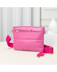 Fashnzfab - Solid Puffer Crossbody Bag - Lyst