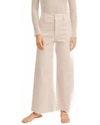 Miou Muse - Straight Wide Leg Denim Pants - Lyst