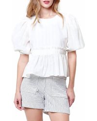 Corey Lynn Calter - Peggy Peplum Top - Lyst