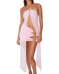 Cin Cin - Coral Heart Drape Top - Lyst
