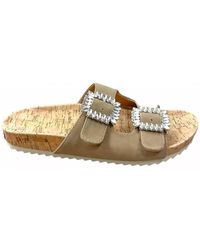 Ccocci - Jeweled Slide Sandal - Lyst