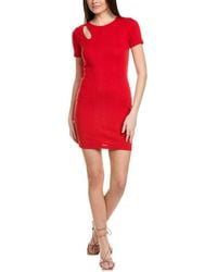 Monrow - Variegated Rib Cutout Mini Dress - Lyst