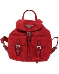 Prada - Re-nylon Synthetic Backpack Bag (pre-owned) - Lyst