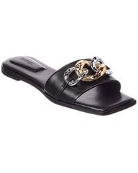 Jonathan Simkhai - Arlo Chain Leather Slide - Lyst