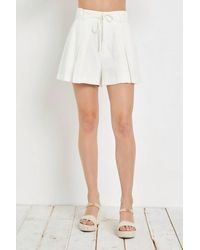 Mustard Seed - The Lyla High Rise Pleated Shorts - Lyst