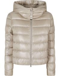 Herno - Chantilly High Neck Hooded Double-Slider Zip Polyamide Down Jacket - Lyst