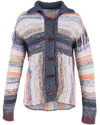 Acne Studios - Karya Mouliné Striped Cardigan - Lyst