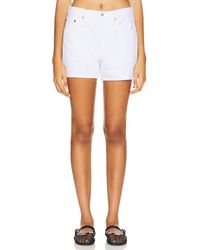 RE/DONE - Mid Rise Boy Short - Lyst