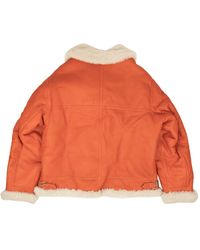 Opening Ceremony - Shearling Zip-up Short Jacket - Lyst
