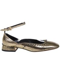 A. BOCCA - Leather Shoes With Ankle Strap - Lyst