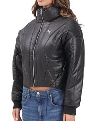 PUMA - Polyester Quilted Down Jacket - Lyst