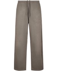 Alexander Wang - Relaxed Fit Articulated Leg Trousers With Drawstring Waistband - Lyst