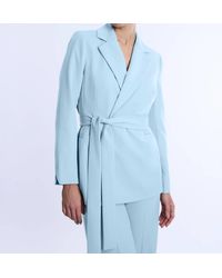 BCBGMAXAZRIA - Belted Tailored Jacket - Lyst
