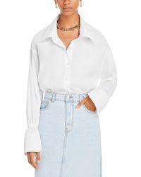 A.L.C. - Cotton French Cuff Button-Down Top - Lyst