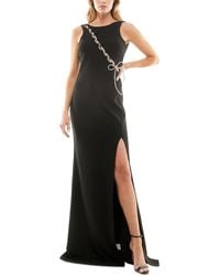 Speechless - Juniors Embellished Lace-up Evening Dress - Lyst