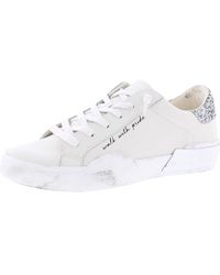 Dolce Vita Zina Pride Leather Lifestyle Casual And Fashion Sneakers - White
