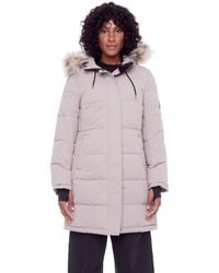 Alpine North - Aulavik Vegan Down (Recycled) Mid-Length Hooded Parka Coat - Lyst