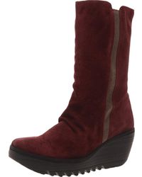 Fly London - Yemy 408 Zipper Suede Mid-Calf Boots - Lyst