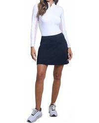 IBKUL - Solid Swing Skort - Lyst