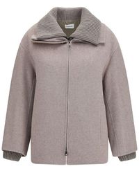 P.A.R.O.S.H. - Beige Wool Oves Aries Full - Lyst