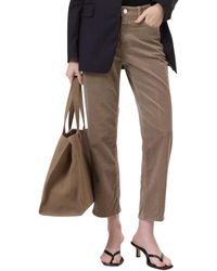 Closed - Milo Straight Leg Corduroy Pants - Lyst