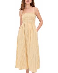 Pistola - Bianca Smocked Bodice Dress - Lyst