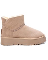 Xti - Suede Ankle Winter Boots 142197 - Lyst